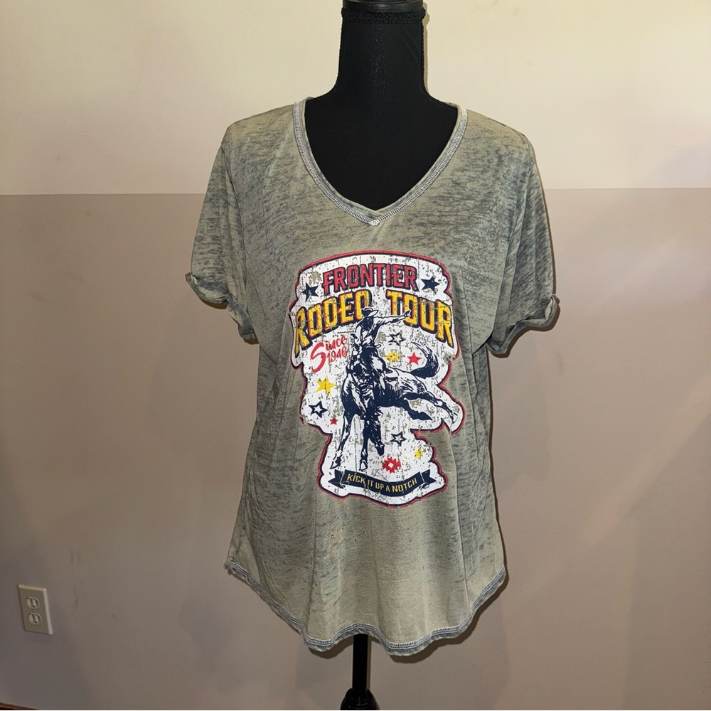 Panhandle Slim Gray Graphic Tee